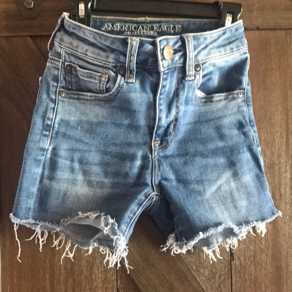 American Eagle AE Next Level Stretch Jean shorts size 00